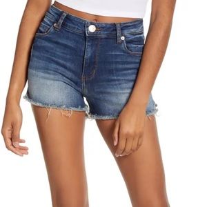 Nordstrom BP Blue denim high waist shorts